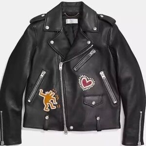 Coach x Keith Haring Leather Jacket
